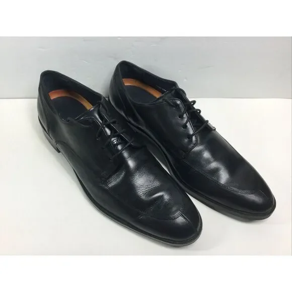 Cole Haan Grand OS Shoes Mens Sz 11M Black Leather Split Toe Oxford Dress C11627 - Picture 2 of 7